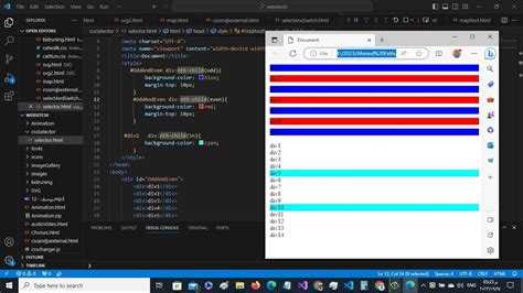 css odd selector